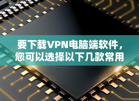 要下载VPN电脑端软件，您可以选择以下几款常用的VPN服务提供商