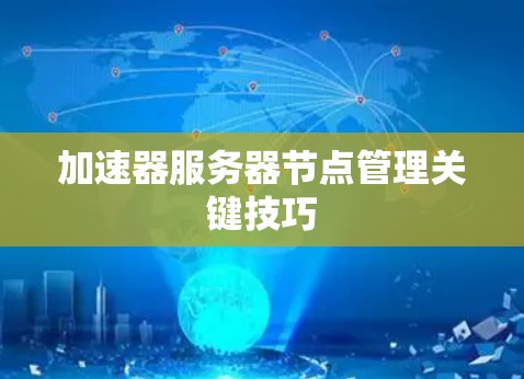 加速器服务器节点管理关键技巧