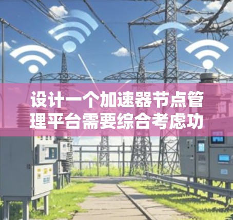 设计一个加速器节点管理平台需要综合考虑功能、架构、技术选型、部署环境和用户需求。以下是一个结构化的解决方案 设计一个加速器节点管理平台需要综合考虑功能、架构、技术选型、部署环境和用户需求。以下是一个结构化的解决方案
