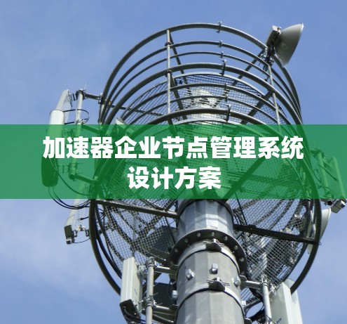 加速器企业节点管理系统设计方案 加速器企业节点管理系统设计方案